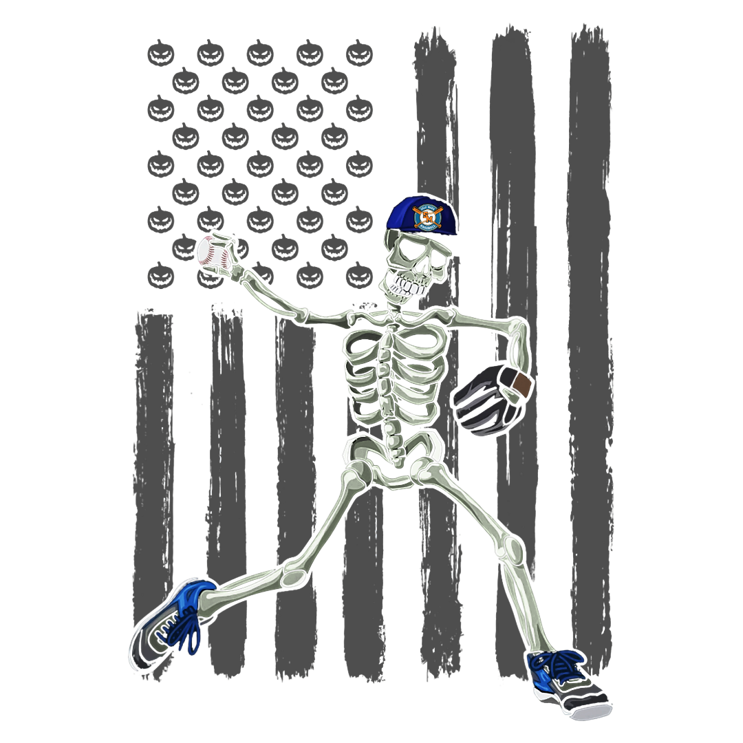 Halloween Flag Cotton Short Sleeve Tee