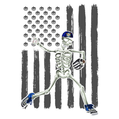 Halloween Flag Cotton Short Sleeve Tee