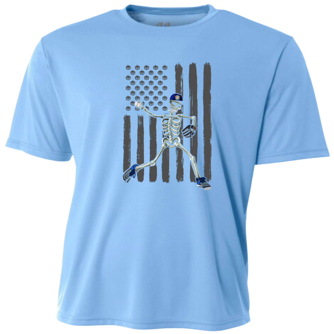 Halloween Flag Cotton Short Sleeve Tee