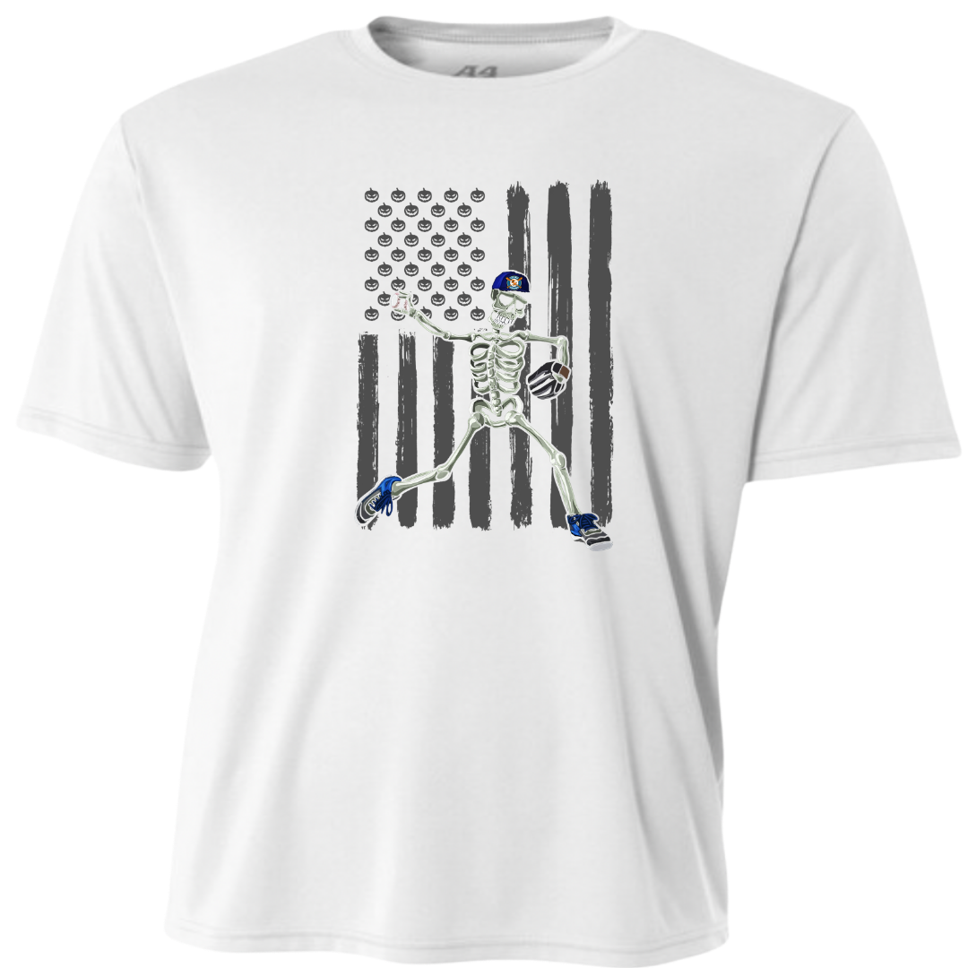 Halloween Flag Cotton Short Sleeve Tee
