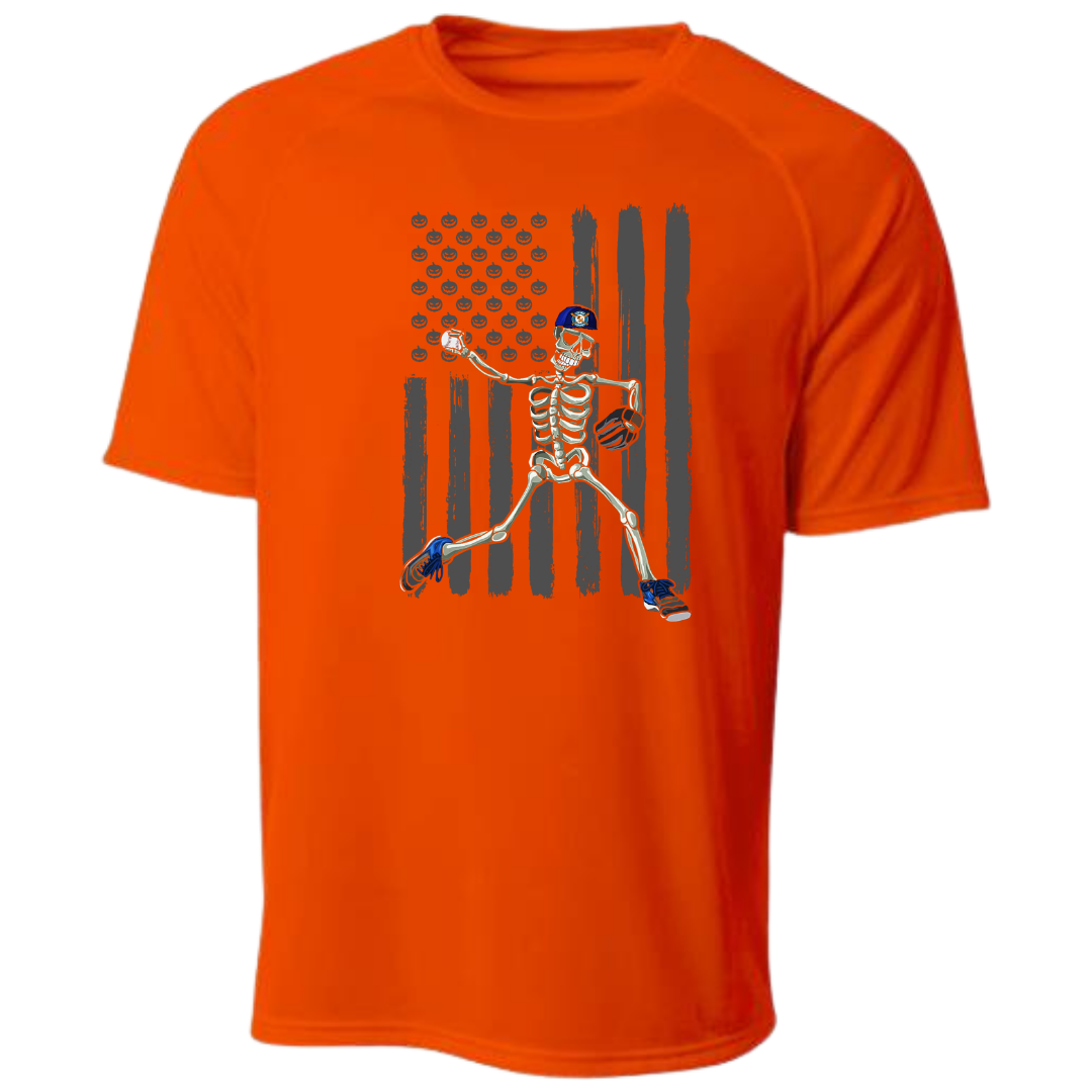 Halloween Flag Cotton Short Sleeve Tee