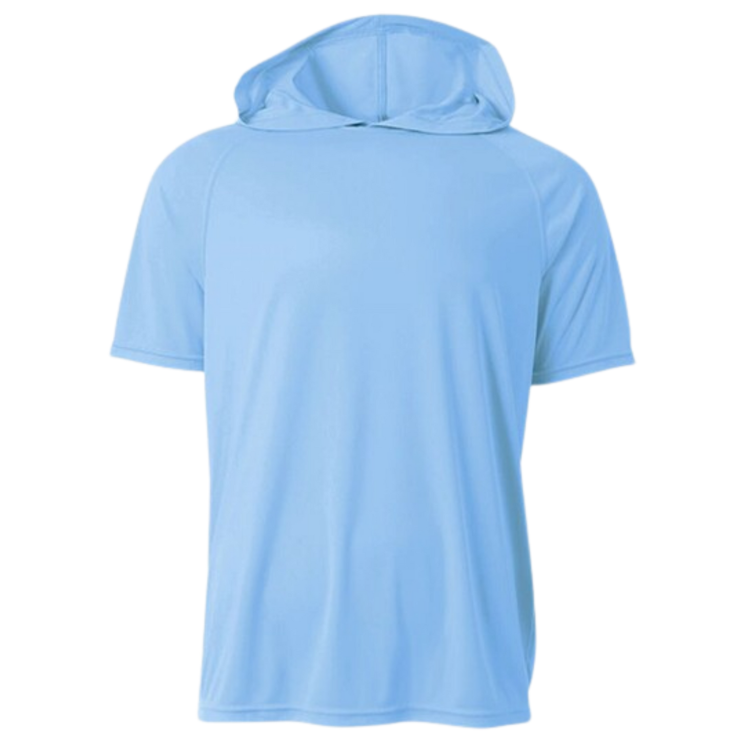 Design Your Own Self Made Polyester Short Sleeve Hooded Tee