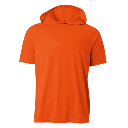 Design Your Own Self Made Polyester Short Sleeve Hooded Tee