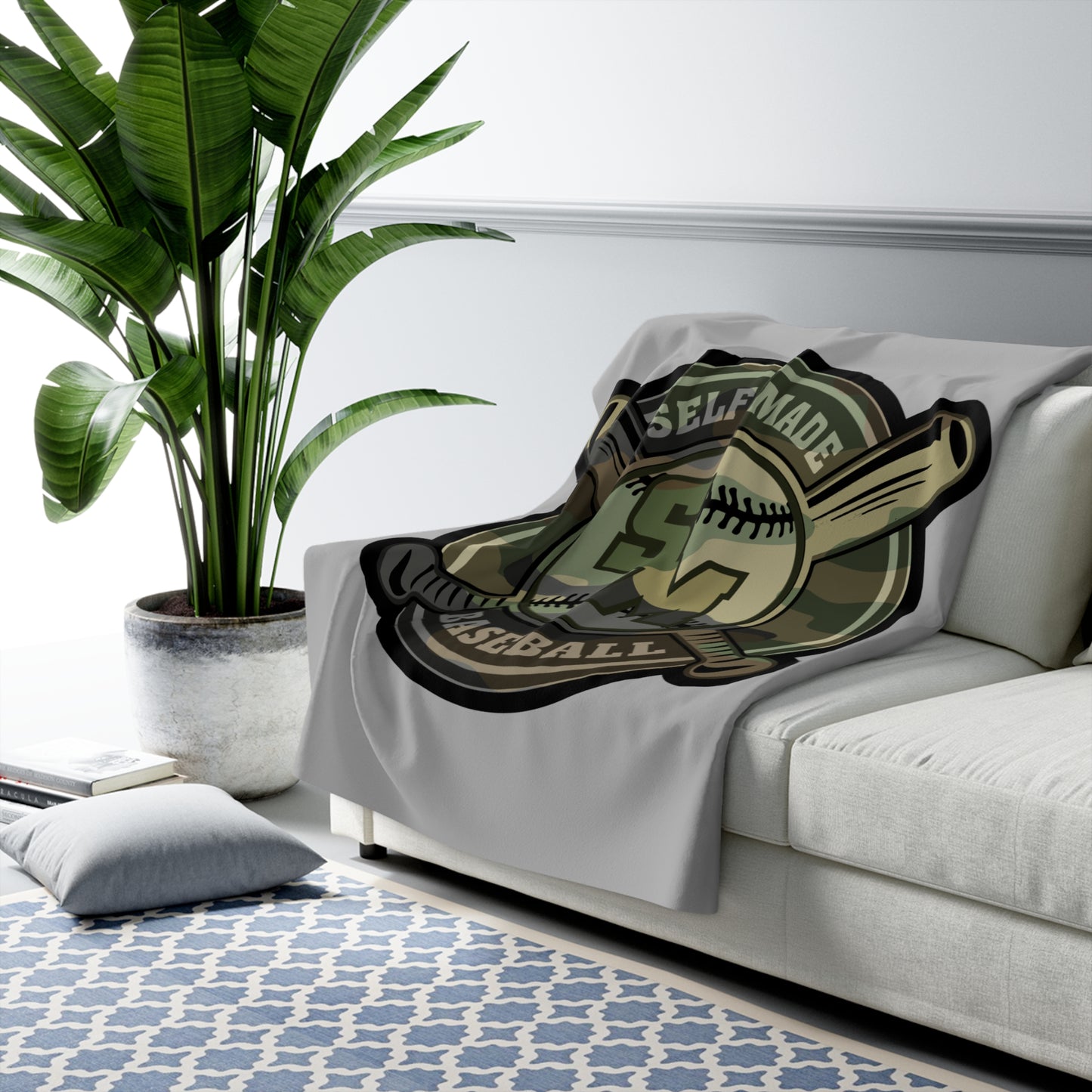Self Made Sherpa Fleece Blanket