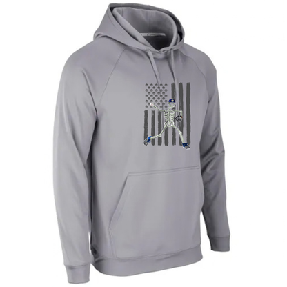 Halloween Flag Fleece Hoodie