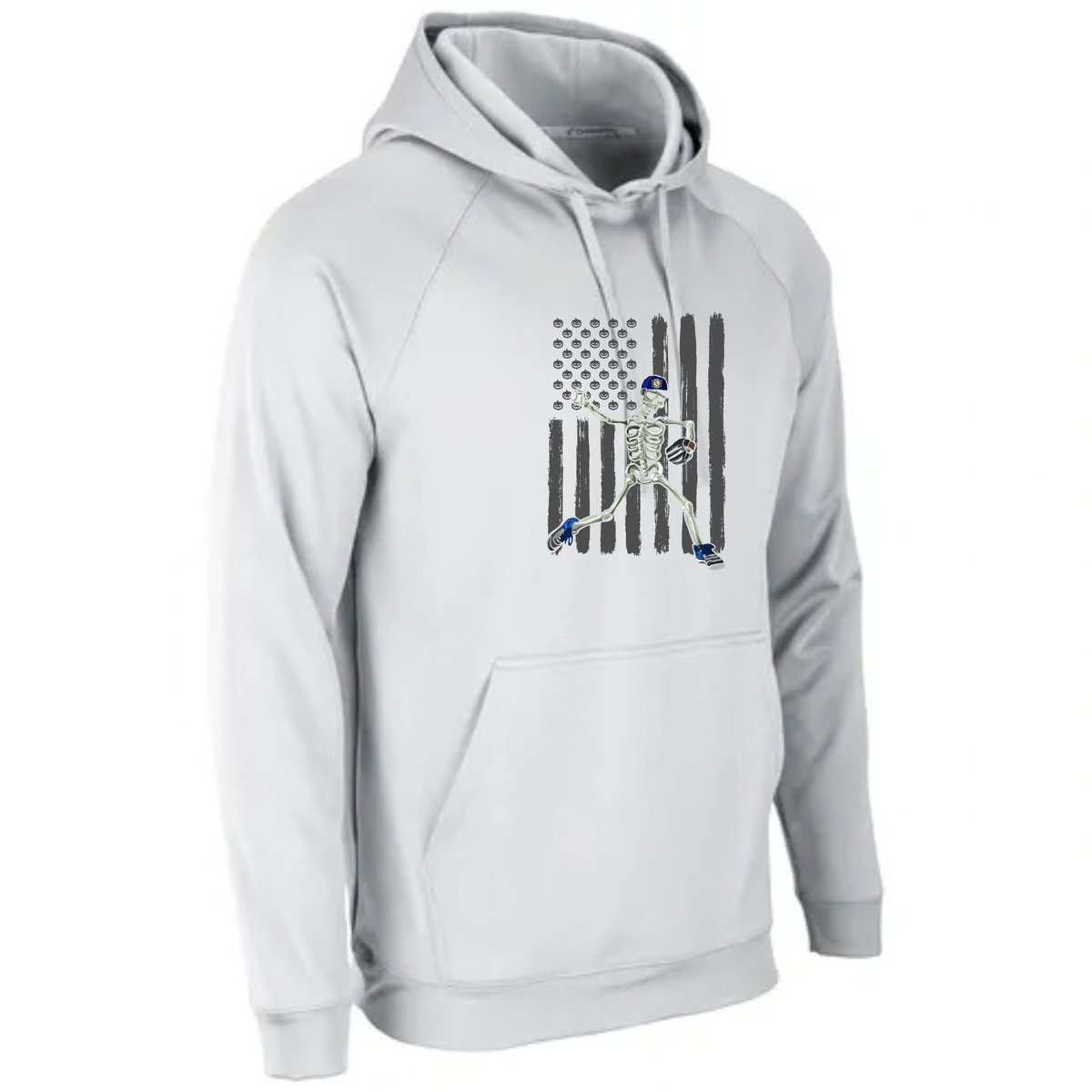 Halloween Flag Fleece Hoodie