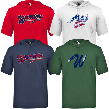 Polyester Hooded Short Sleeve