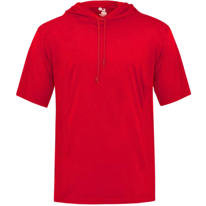Polyester Hooded Short Sleeve