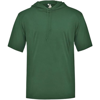 Polyester Hooded Short Sleeve