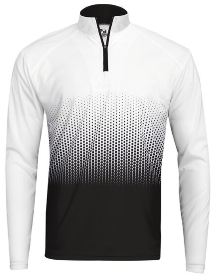 Design Your Own Volleyball Badger Hex 2.0 1/4 Zip