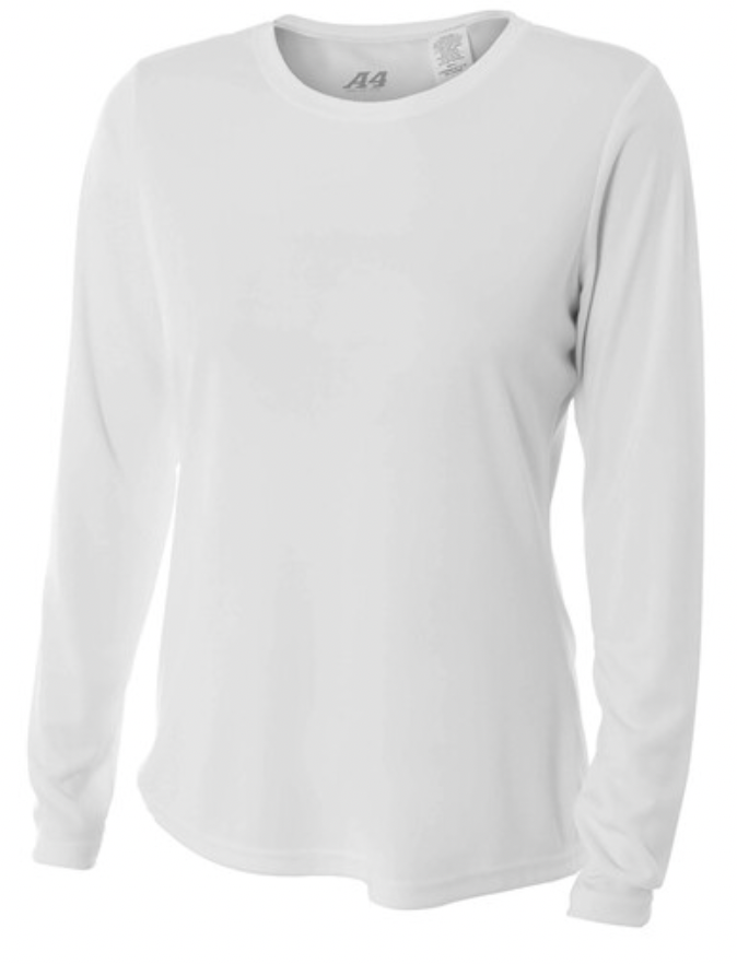 Design Your Own Volleyball Women's Polyester Long Sleeve Tee