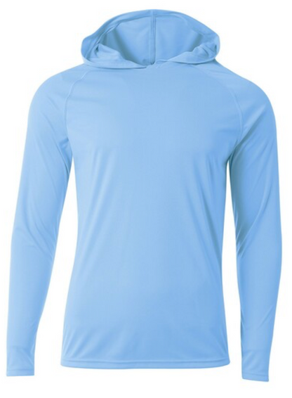 Design Your Own Volleyball Polyester Long Sleeve Hooded Tee