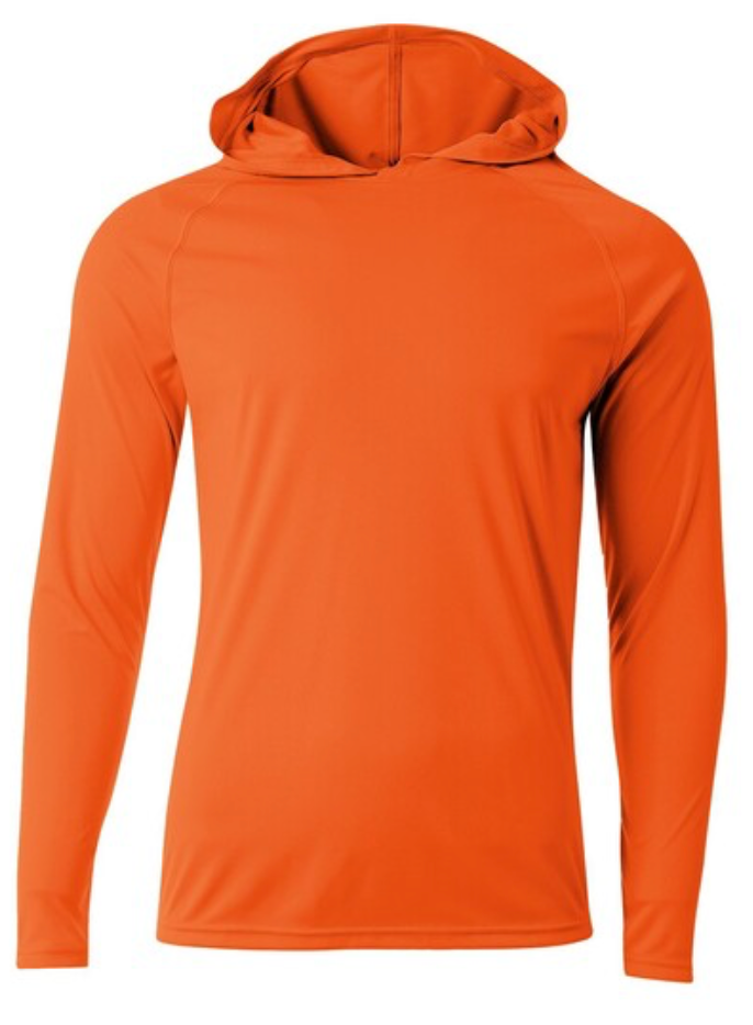 Design Your Own Self Made Polyester Long Sleeve Hooded Tee