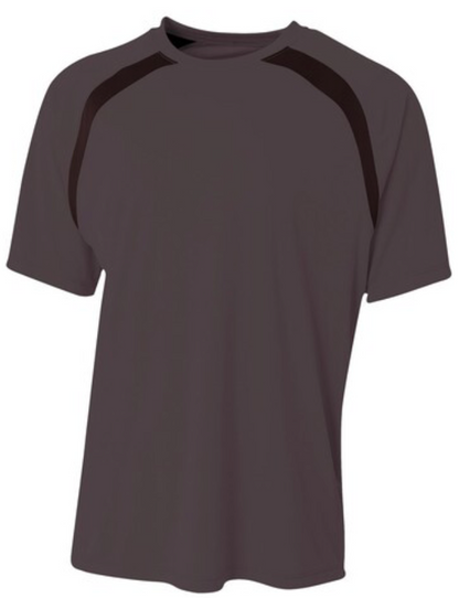 Design Your Own Self Made Spartan Short Sleeve Color Block Crew