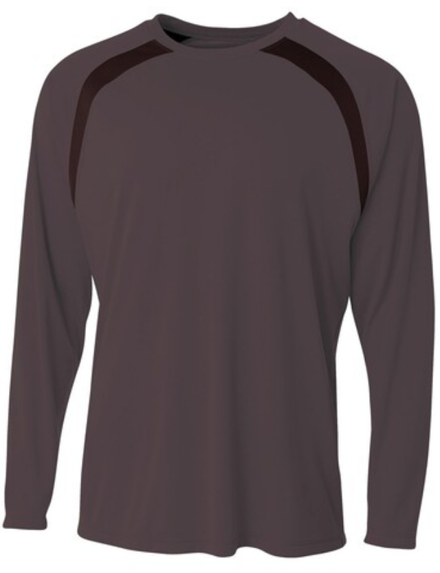 Design Your Own Volleyball Spartan Long Sleeve Color Block Crew