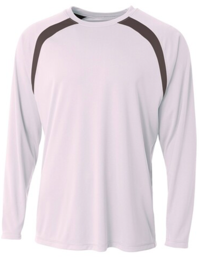 Design Your Own Volleyball Spartan Long Sleeve Color Block Crew