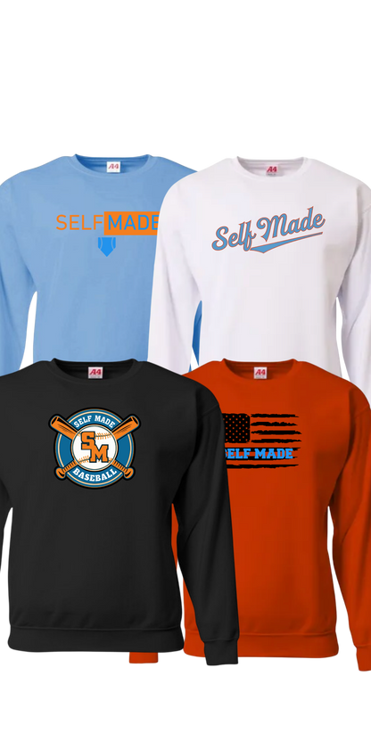 Design Your Own Self Made Sprint Fleece Crew Sweatshirt
