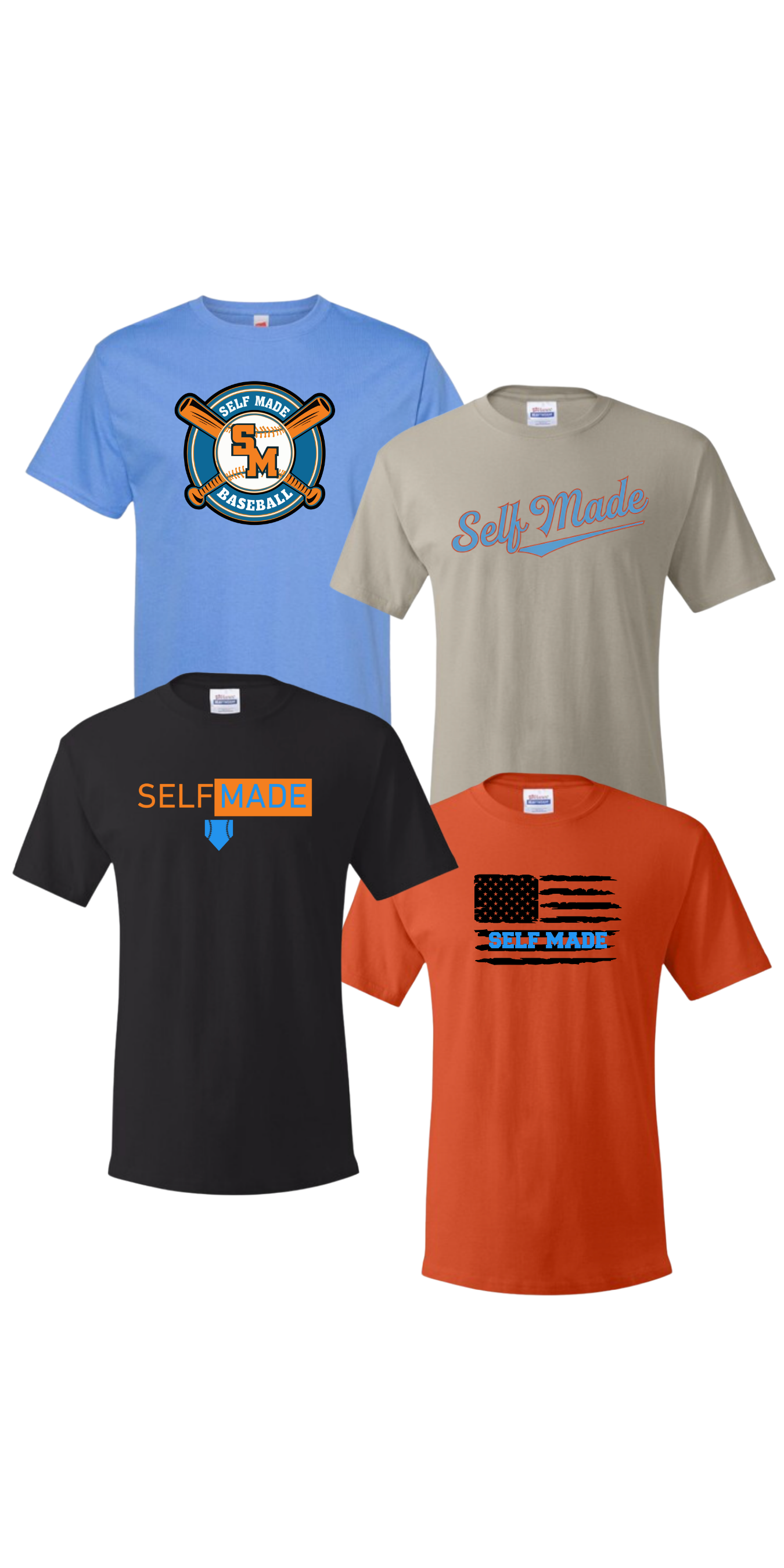 Design Your Own Self Made Comfortsoft Cotton T-Shirt