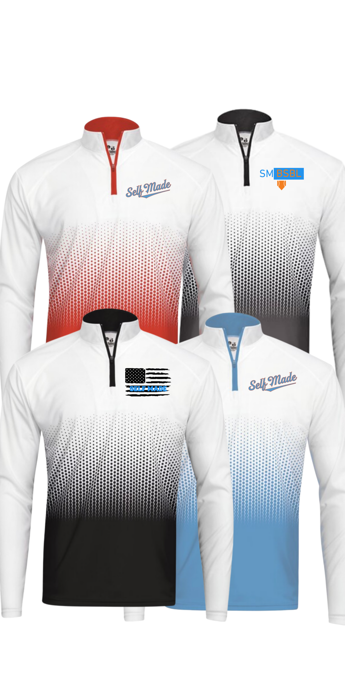 Design Your Own Self Made Badger Hex 2.0 1/4 Zip